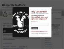 Tablet Screenshot of desperatemothers.net